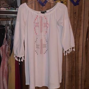 Funky, flirty dress.